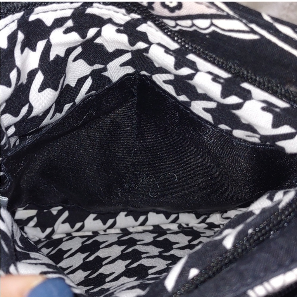 Vera Bradley Paisley Crossbody Purse Black - Picture 3 of 7
